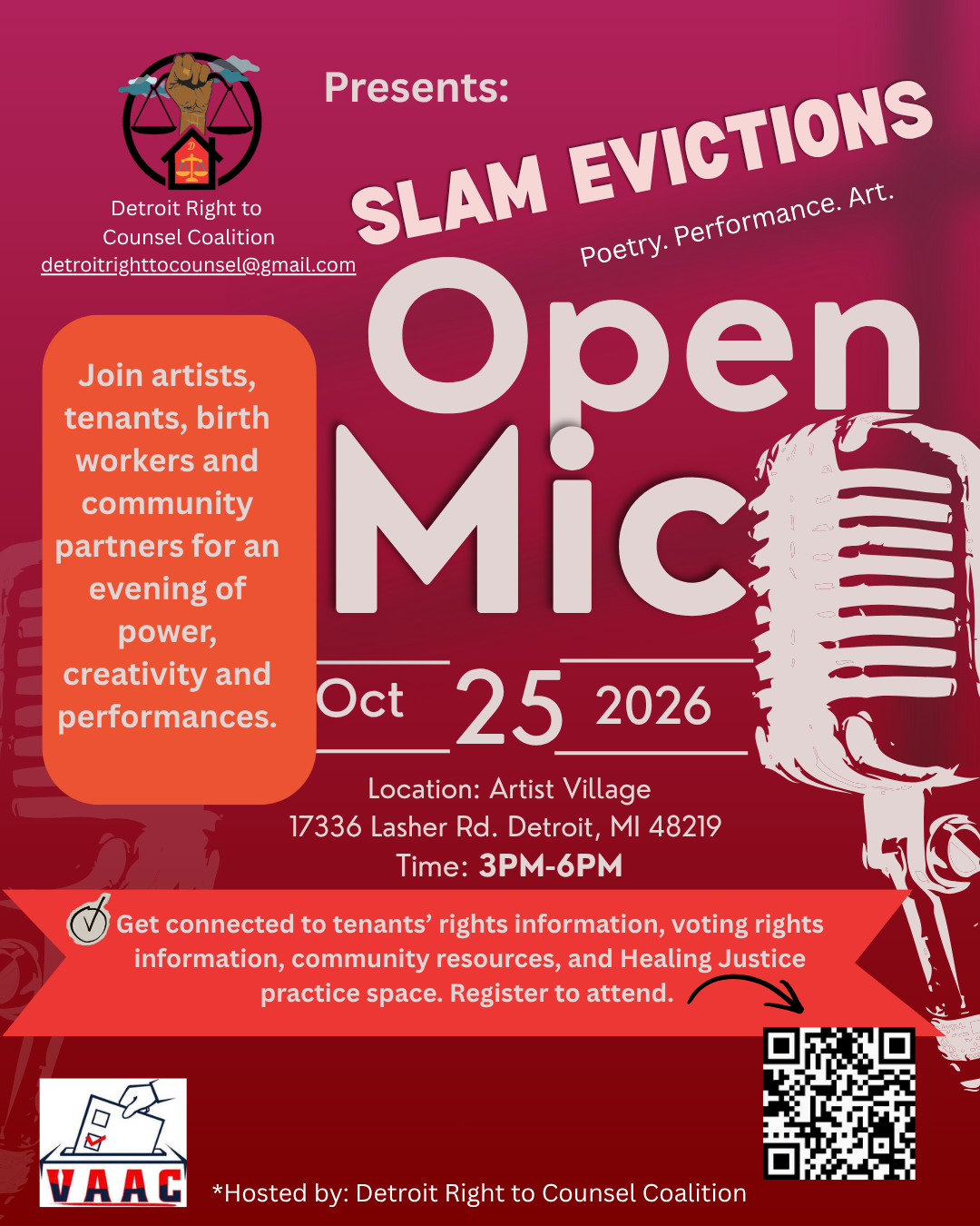 Detroit Right to Counsel- Open Mic Event (2)